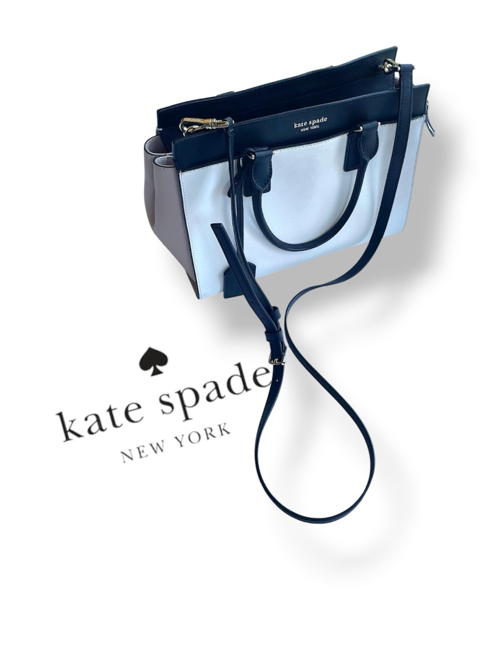 Kate Spade Cameron Medium Satchel Colorblock Bag Purse